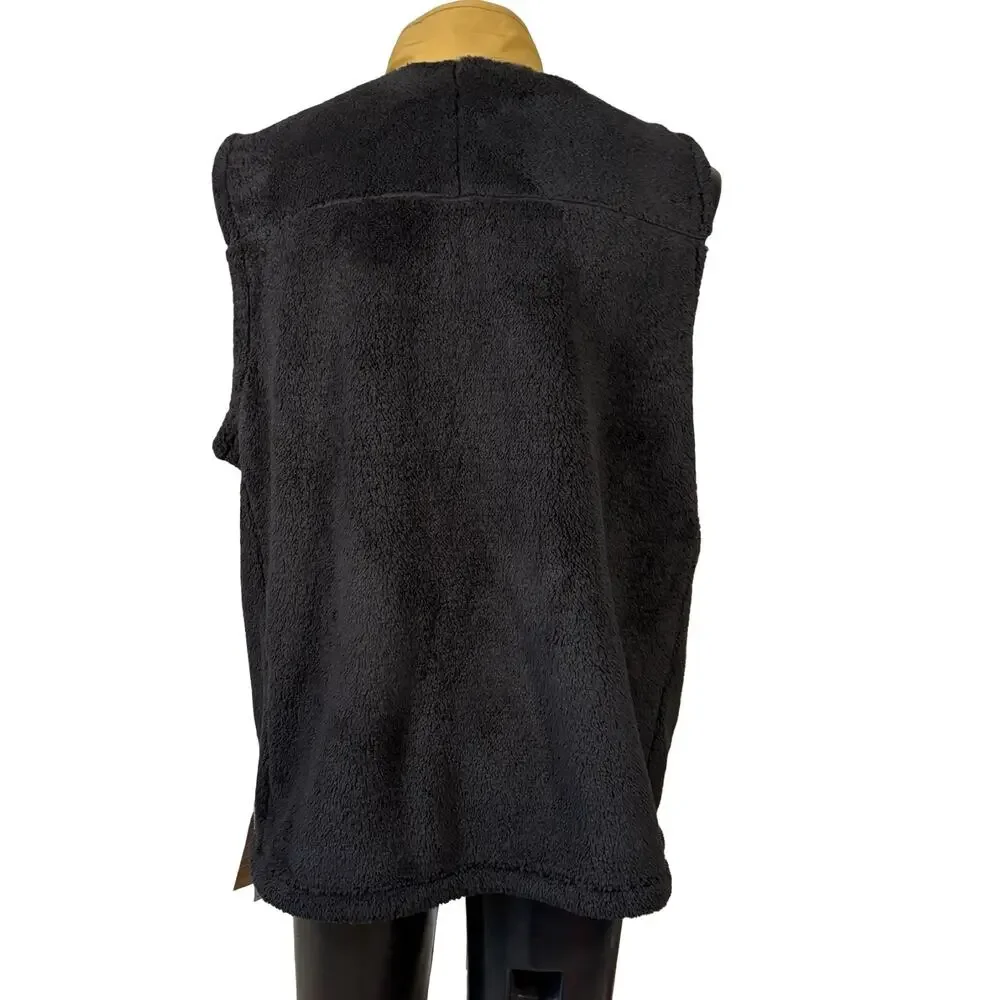 The North Face Campshire Sherpa Vest Men’s 2XL Black British Khaki New